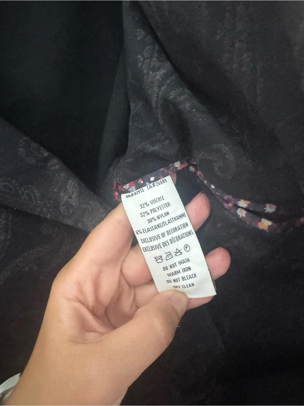 Robert Graham Black Paisley Jacquard Sports Coat